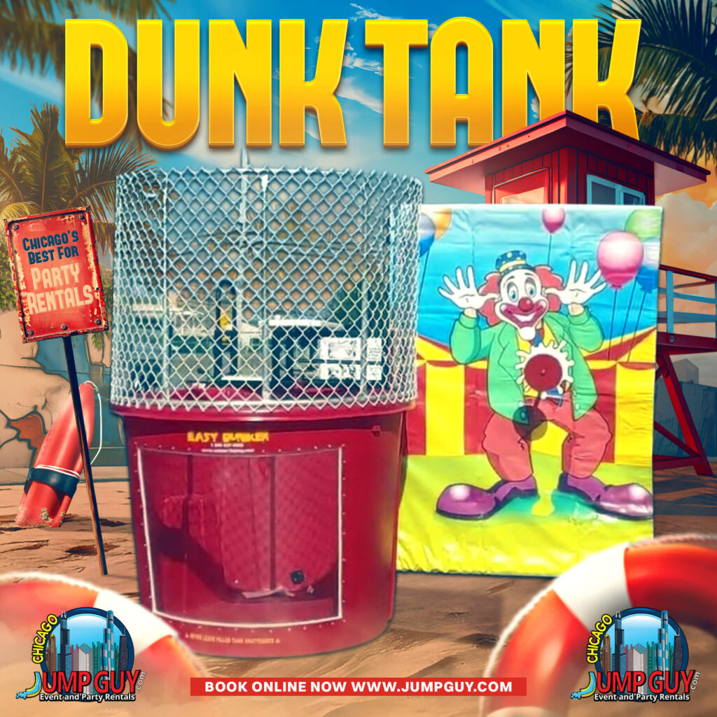 Dunk tank rental in Chicago by Jump Guy Party Rentals